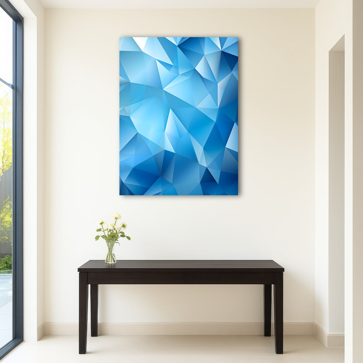 AUTO-MOCKUP ROOM | Abstract - Blue shapes 2