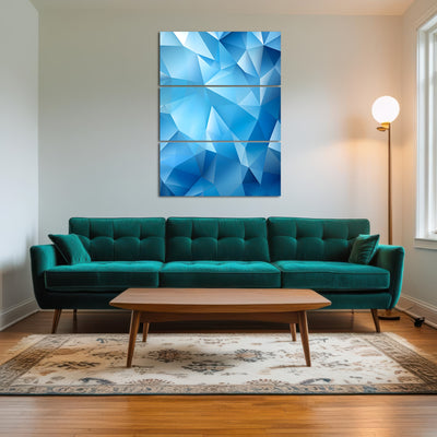 AUTO-MOCKUP ROOM | Abstract - Blue shapes 2