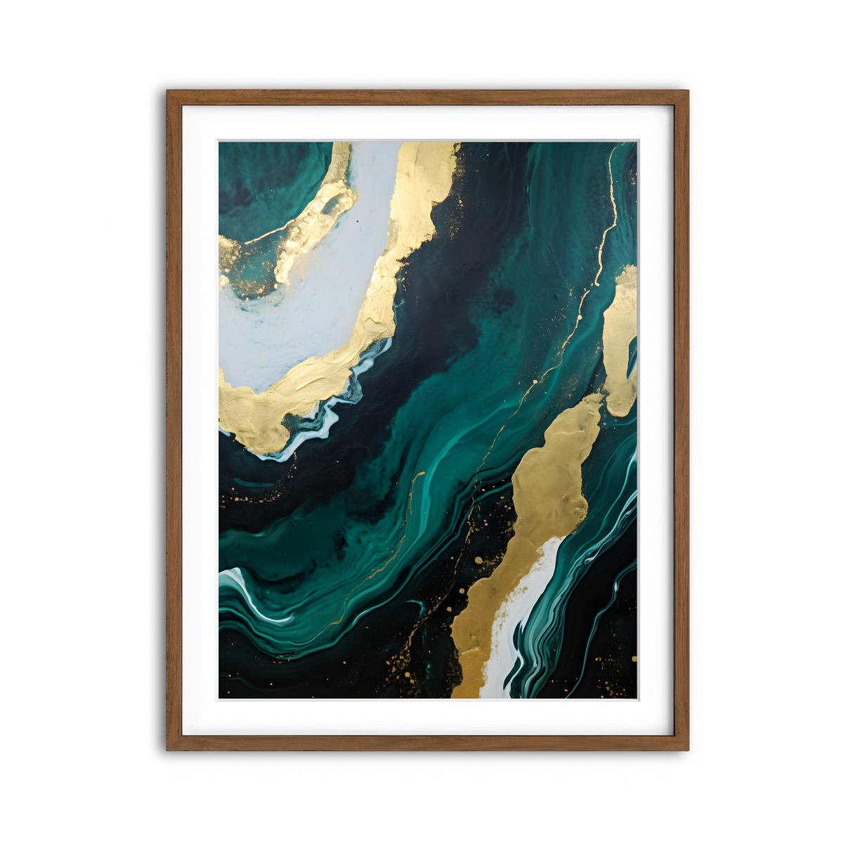 Framed Print 3x4 Walnut