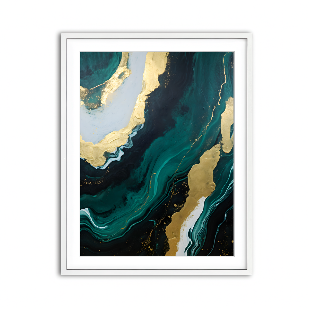 Framed Print 3x4 White