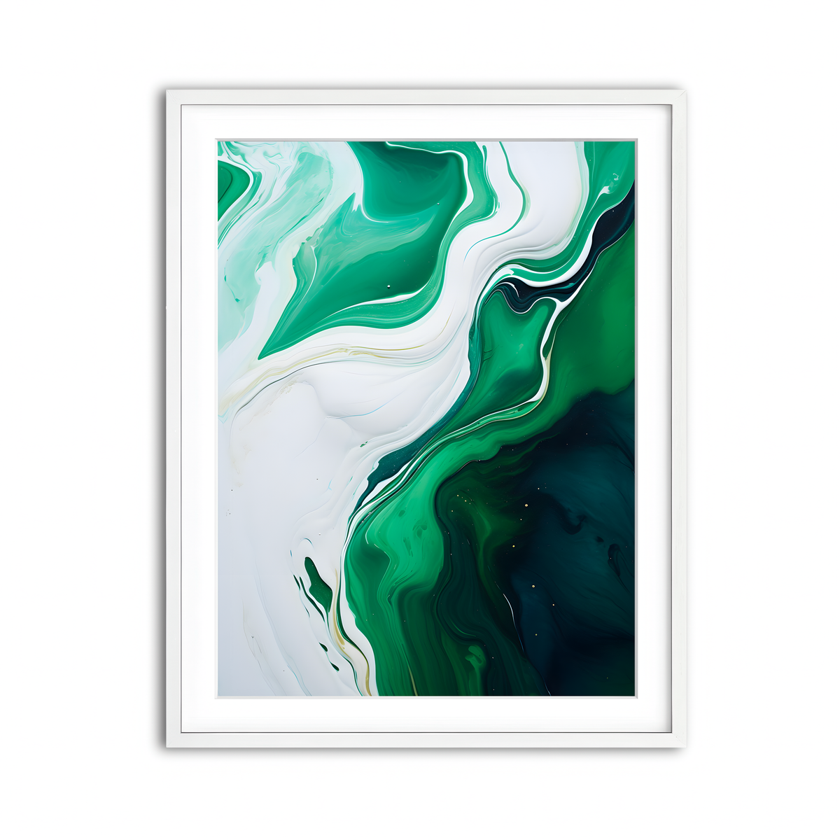 Framed Print 3x4 White