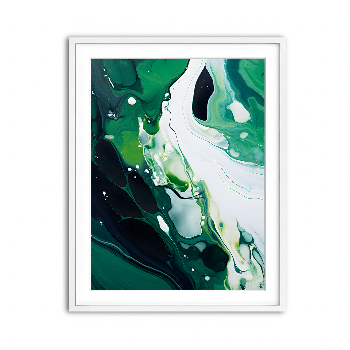 Framed Print 3x4 White