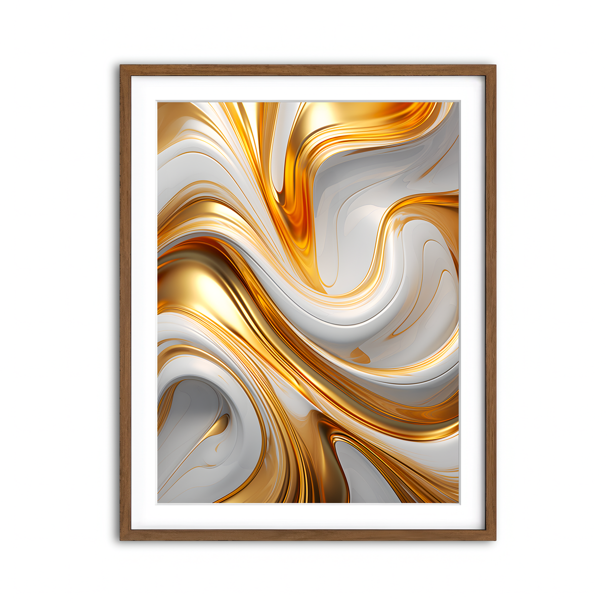 Framed Print 3x4 Walnut