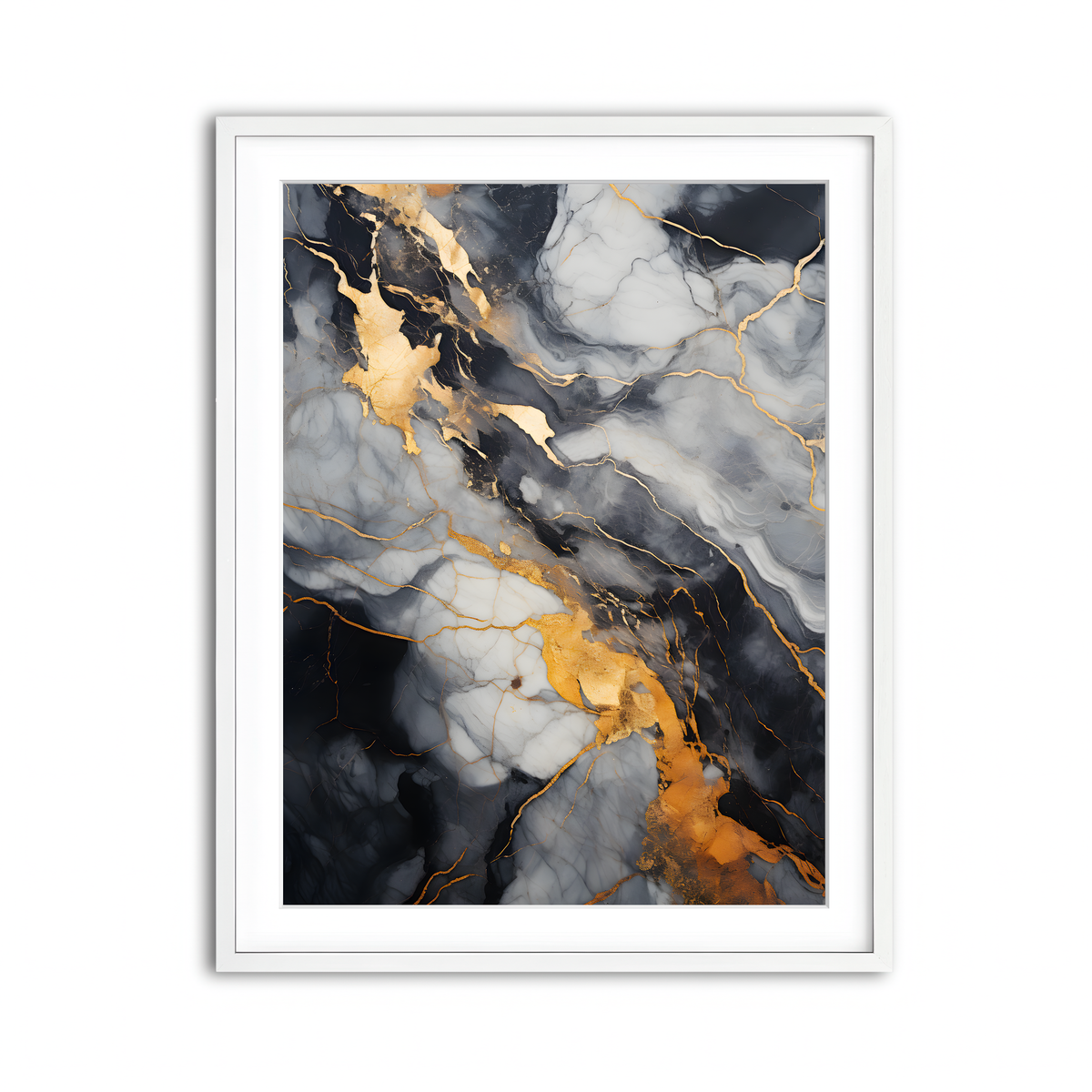 Framed Print 3x4 White