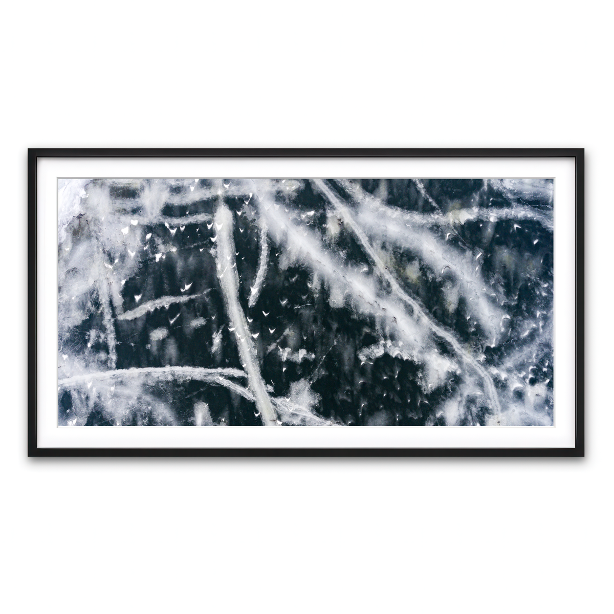 Framed Print 2x1 Black