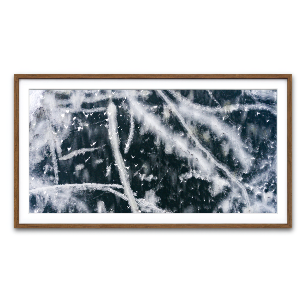 Framed Print 2x1 Walnut