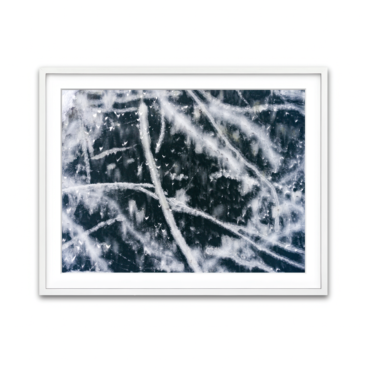 Framed Print 4x3 White