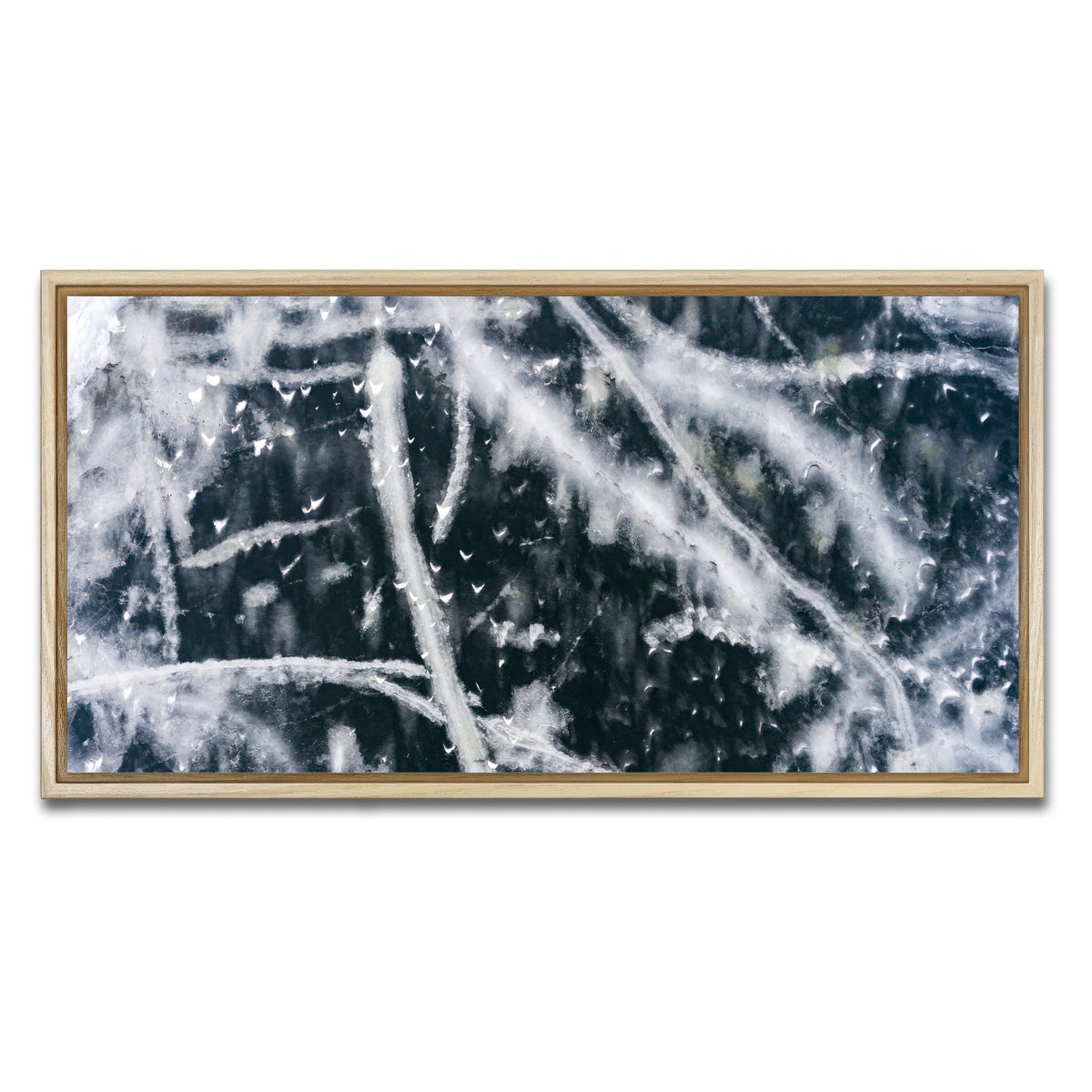 AUTO-MOCKUP WHITE | Abstract Aerial | 1 Piece | Natural Framed Canvas | group=2x1