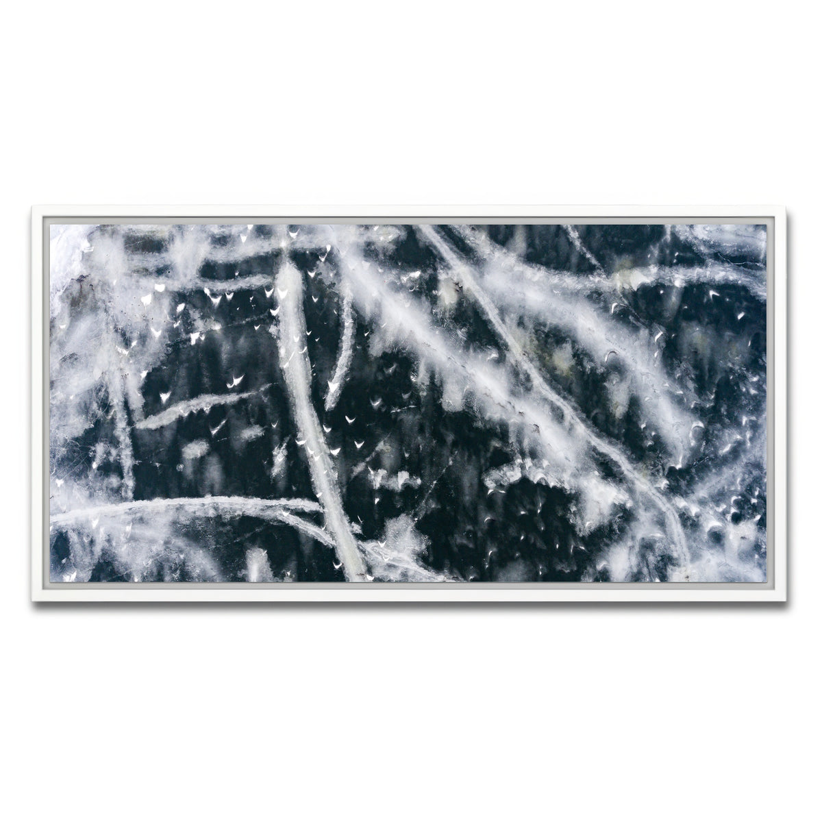 AUTO-MOCKUP WHITE | Abstract Aerial | 1 Piece | White Framed Canvas | group=2x1