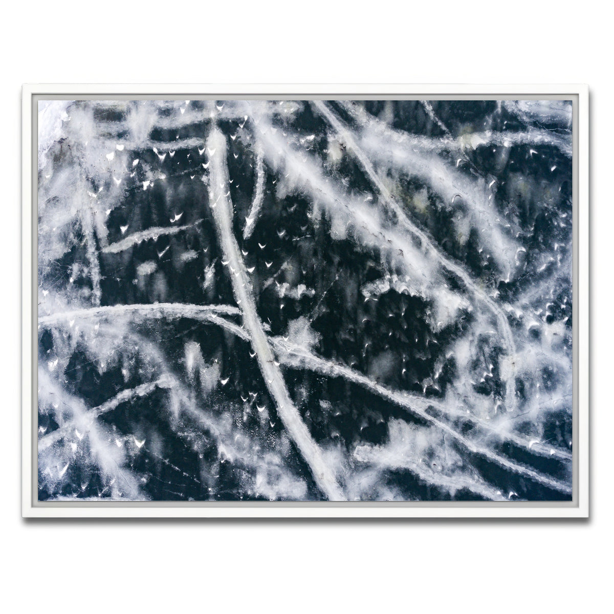 AUTO-MOCKUP WHITE | Abstract Aerial | 1 Piece | White Framed Canvas | group=4x3