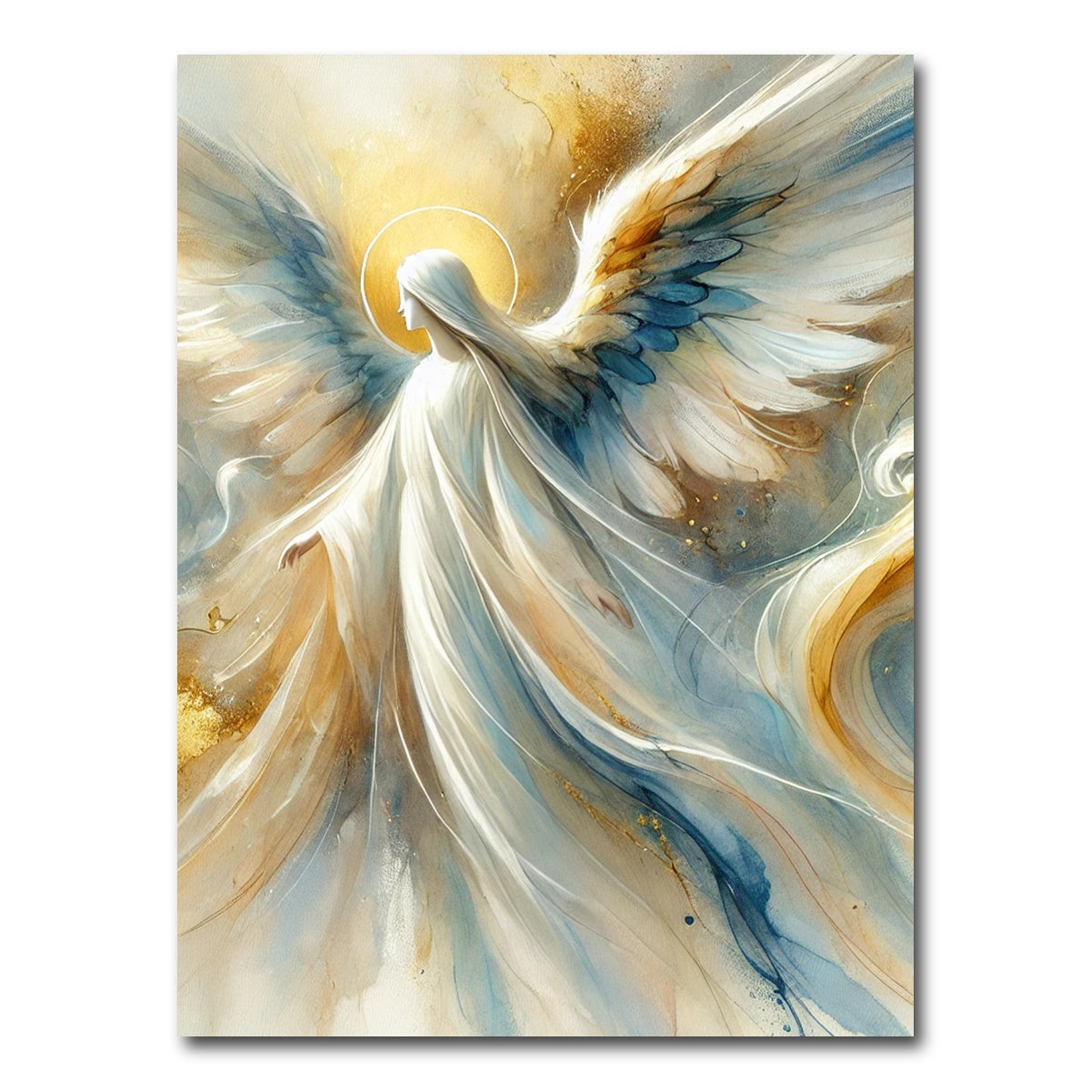 AUTO-MOCKUP WHITE | Abstract Angel | 1 Piece | Gallery Wrap Canvas | group=3x4
