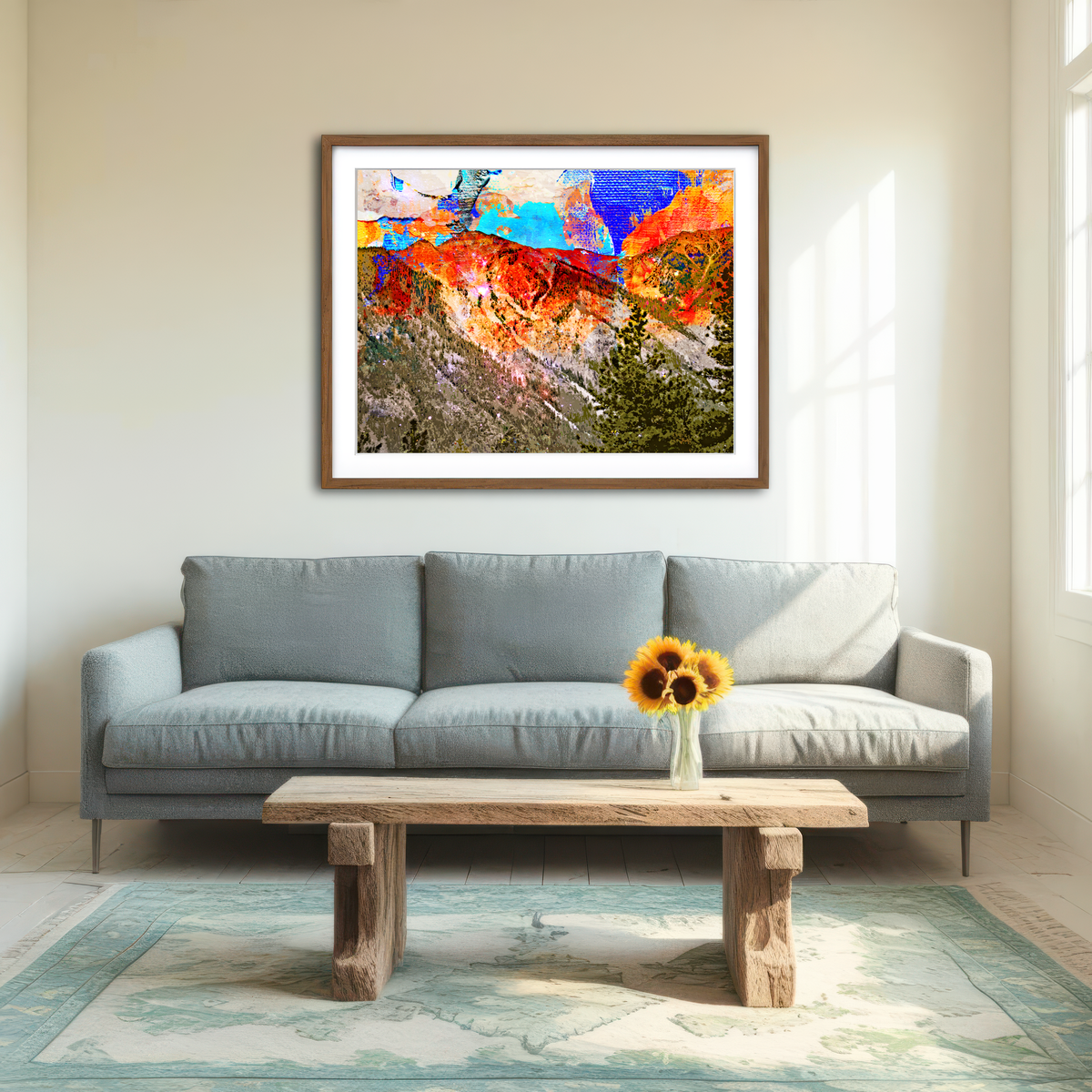 AUTO-MOCKUP ROOM | Abstract Antero Wall Art