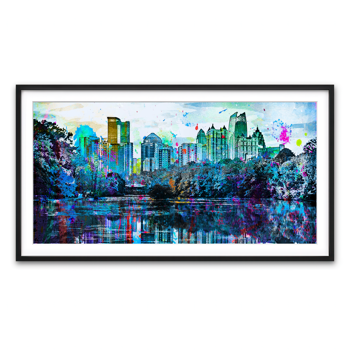 Framed Print 2x1 Black