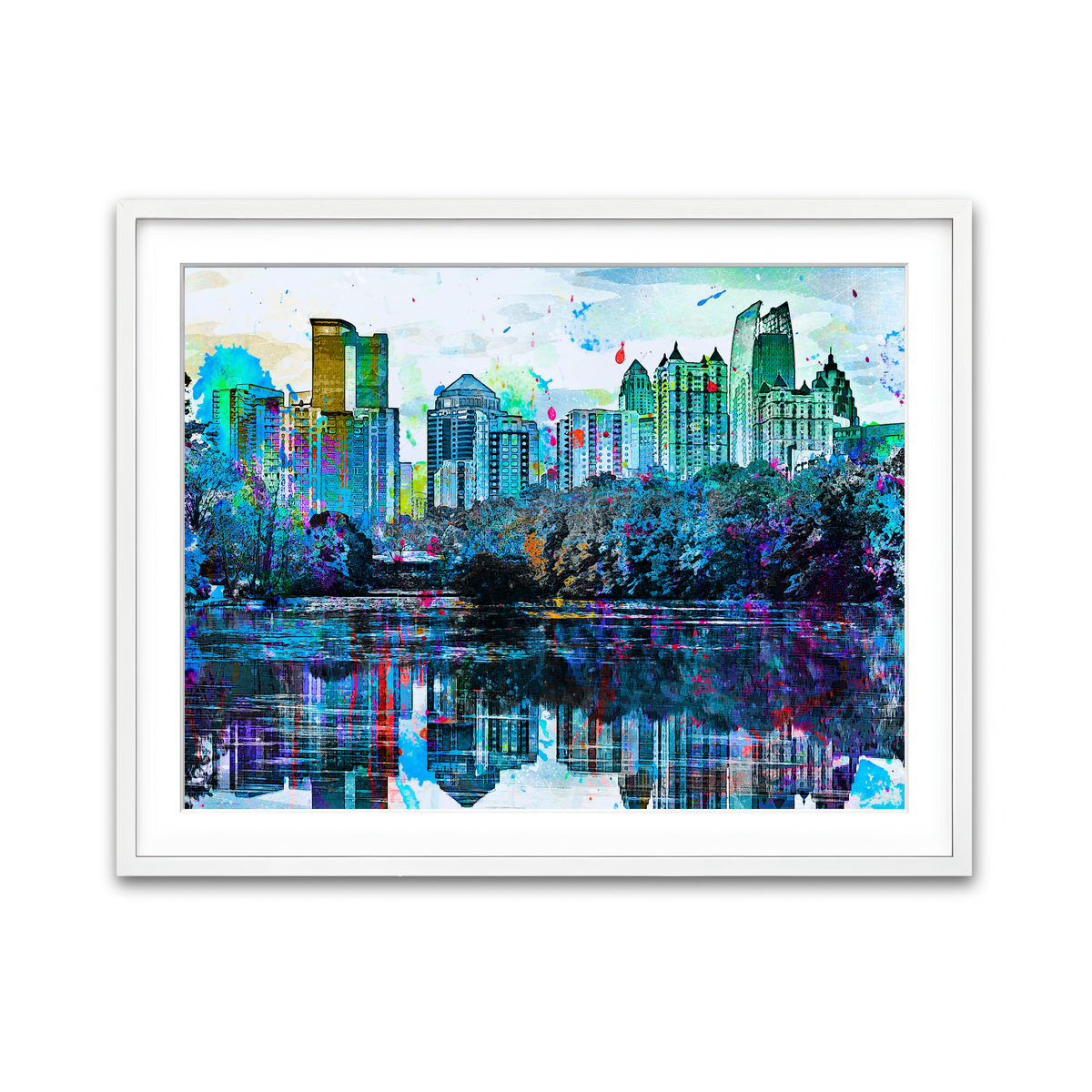 Framed Print 4x3 White