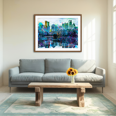 AUTO-MOCKUP ROOM | Abstract Atlanta Wall Art