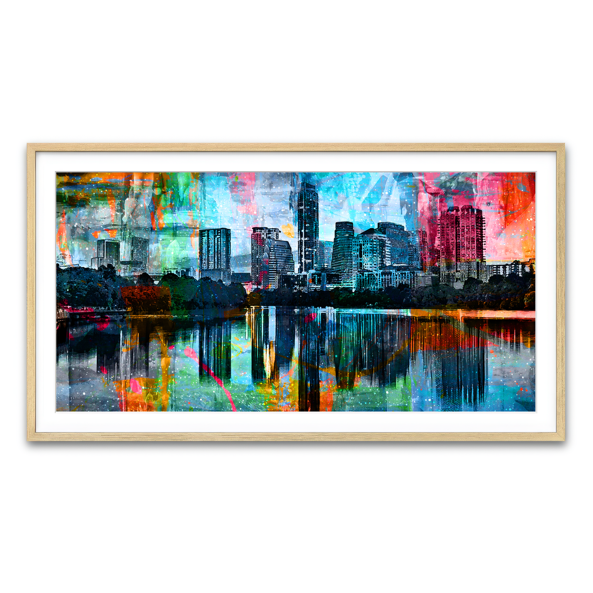 Framed Print 2x1 Natural