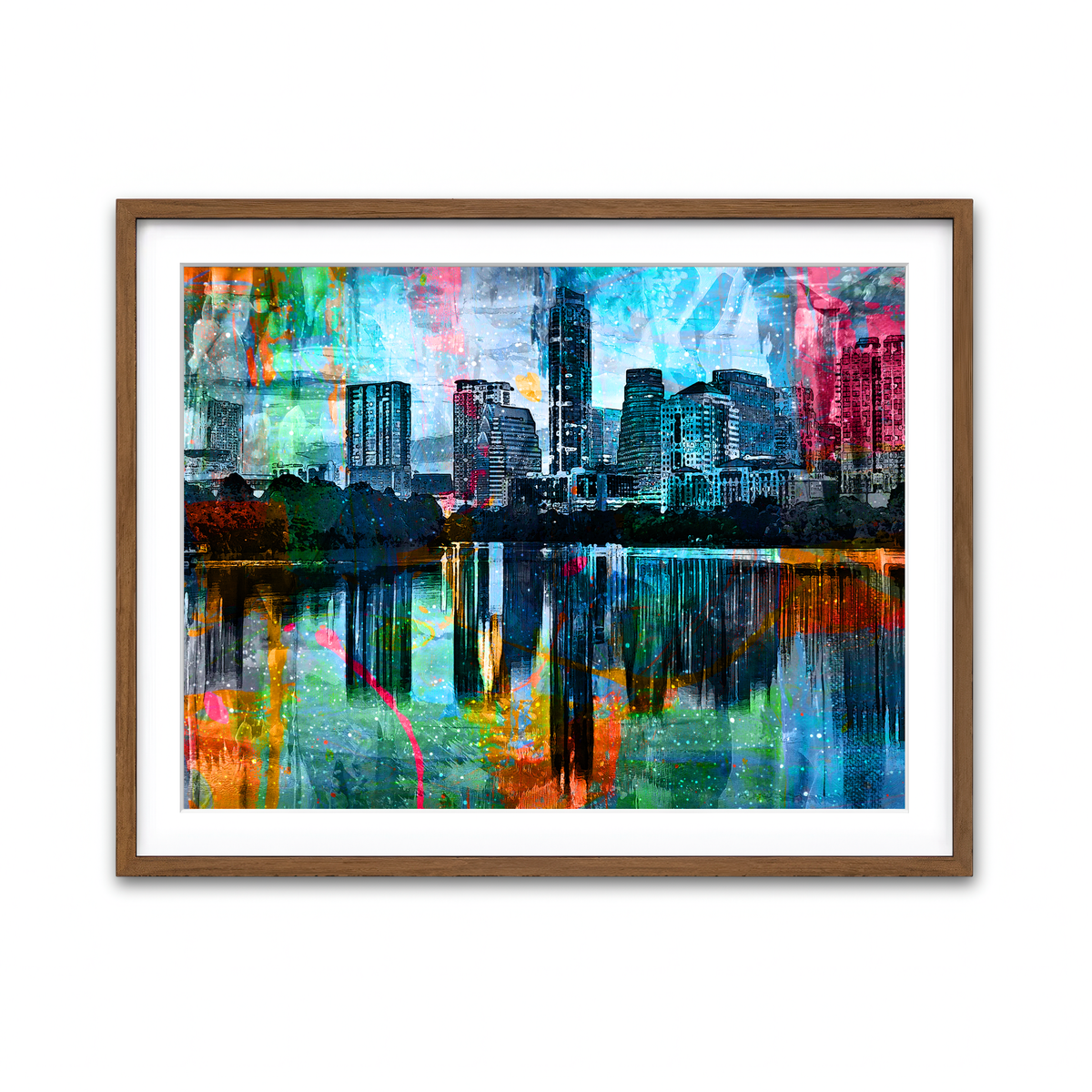 Framed Print 4x3 Walnut