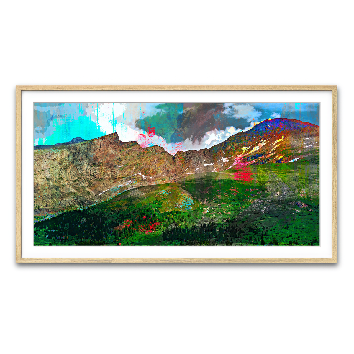 Framed Print 2x1 Natural