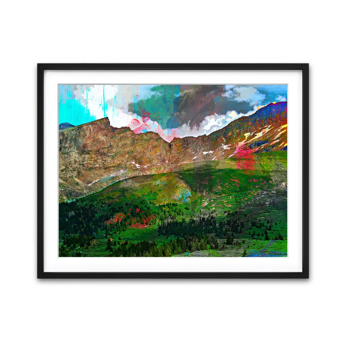 Framed Print 4x3 Black