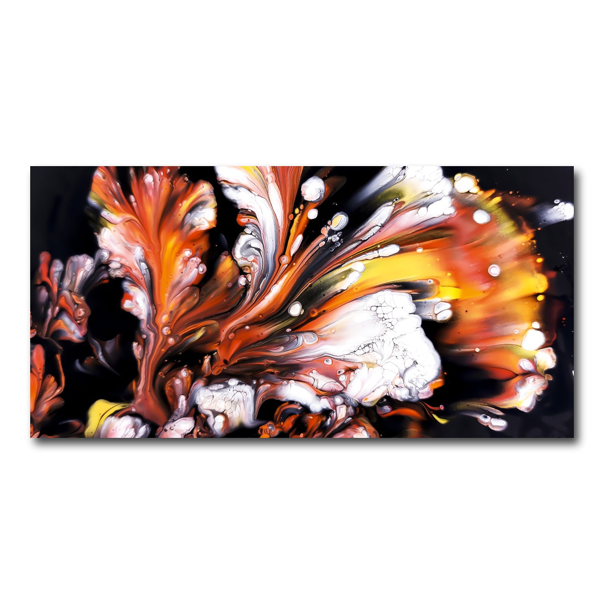 AUTO-MOCKUP WHITE | Abstract Blossom | 1 Piece | Gallery Wrap Canvas | group=2x1