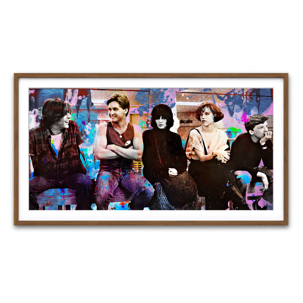 Framed Print 2x1 Walnut