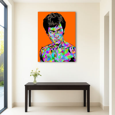 AUTO-MOCKUP ROOM | Abstract Bruce Lee