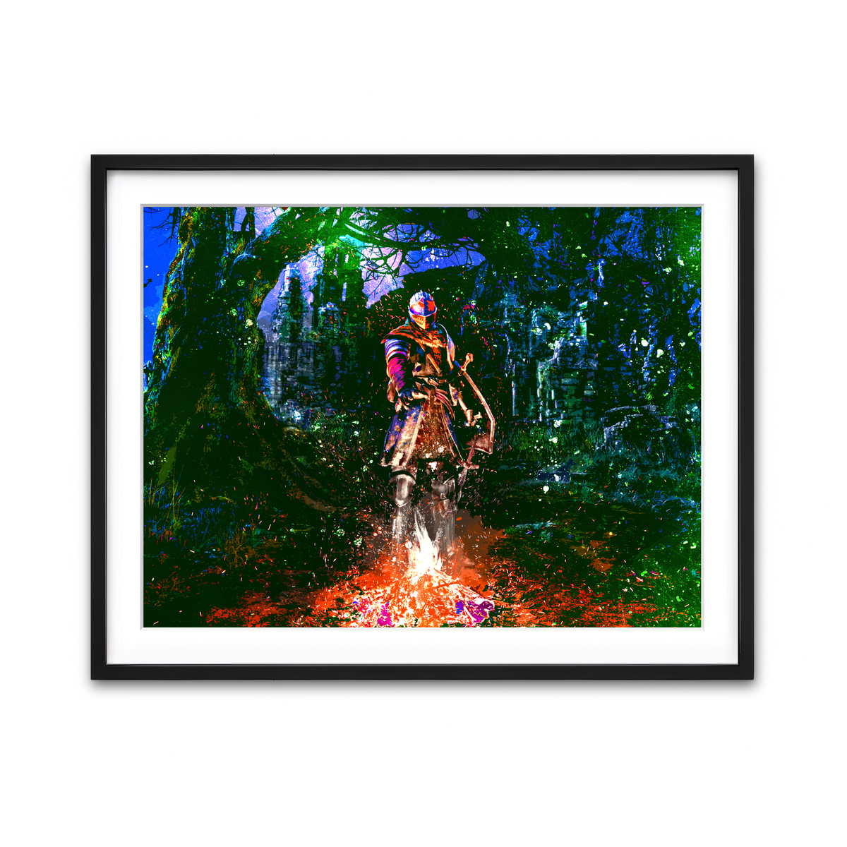 Framed Print 4x3 Black