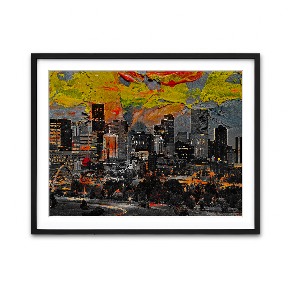 Framed Print 4x3 Black