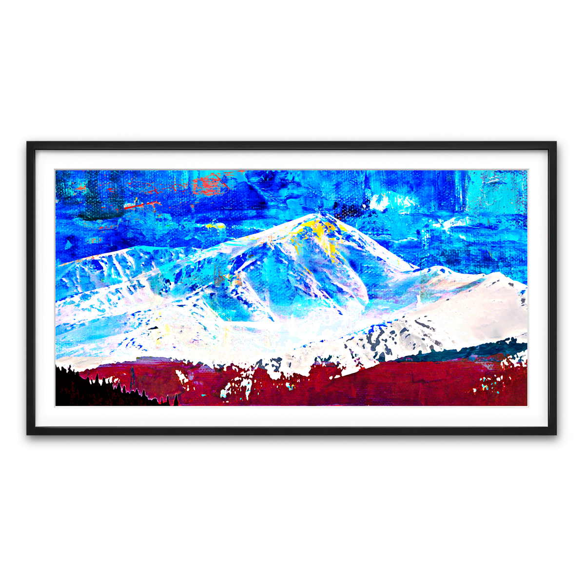 Framed Print 2x1 Black