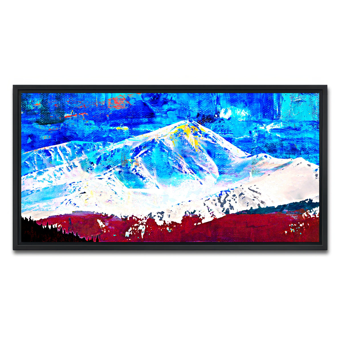 AUTO-MOCKUP WHITE | Abstract Elbert | 1 Piece | Black Framed Canvas | group=2x1