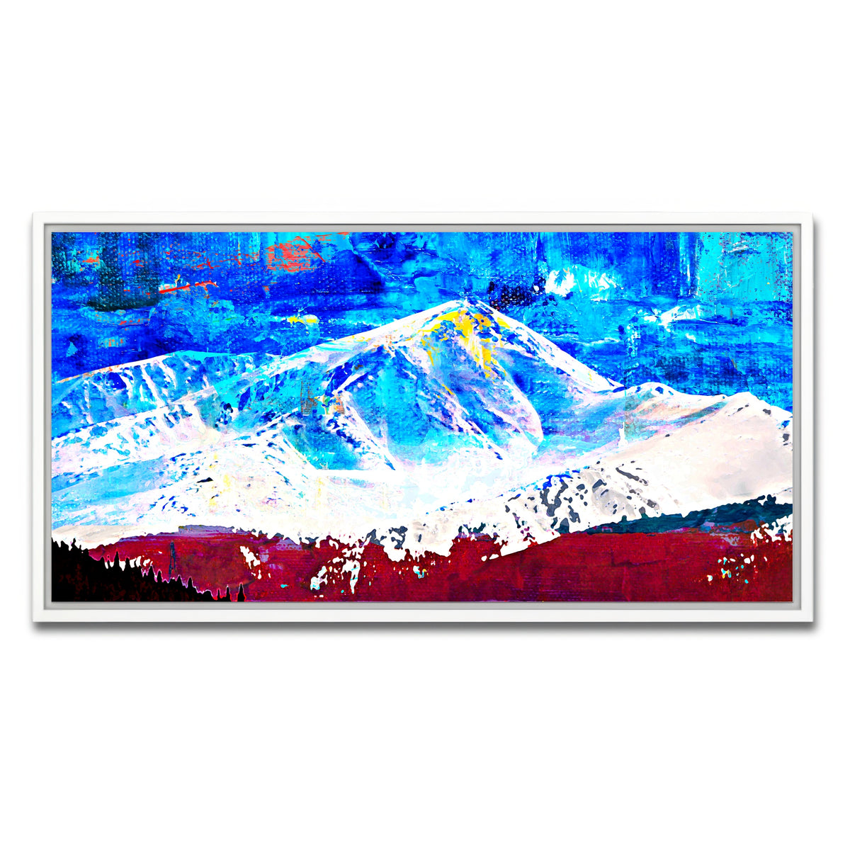 AUTO-MOCKUP WHITE | Abstract Elbert | 1 Piece | White Framed Canvas | group=2x1