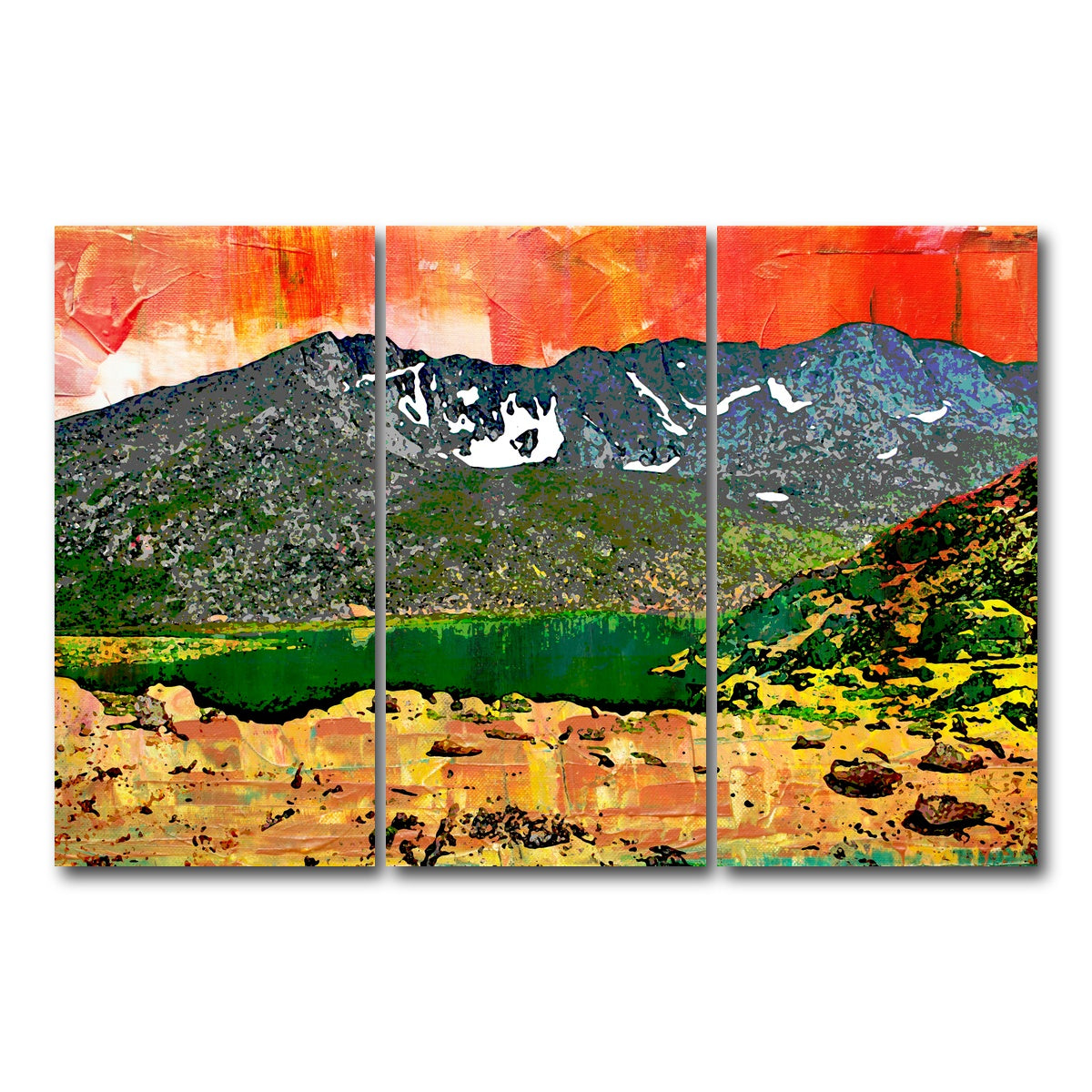 AUTO-MOCKUP WHITE | Abstract Evans | 3 Piece | Gallery Wrap Canvas | group=12x24