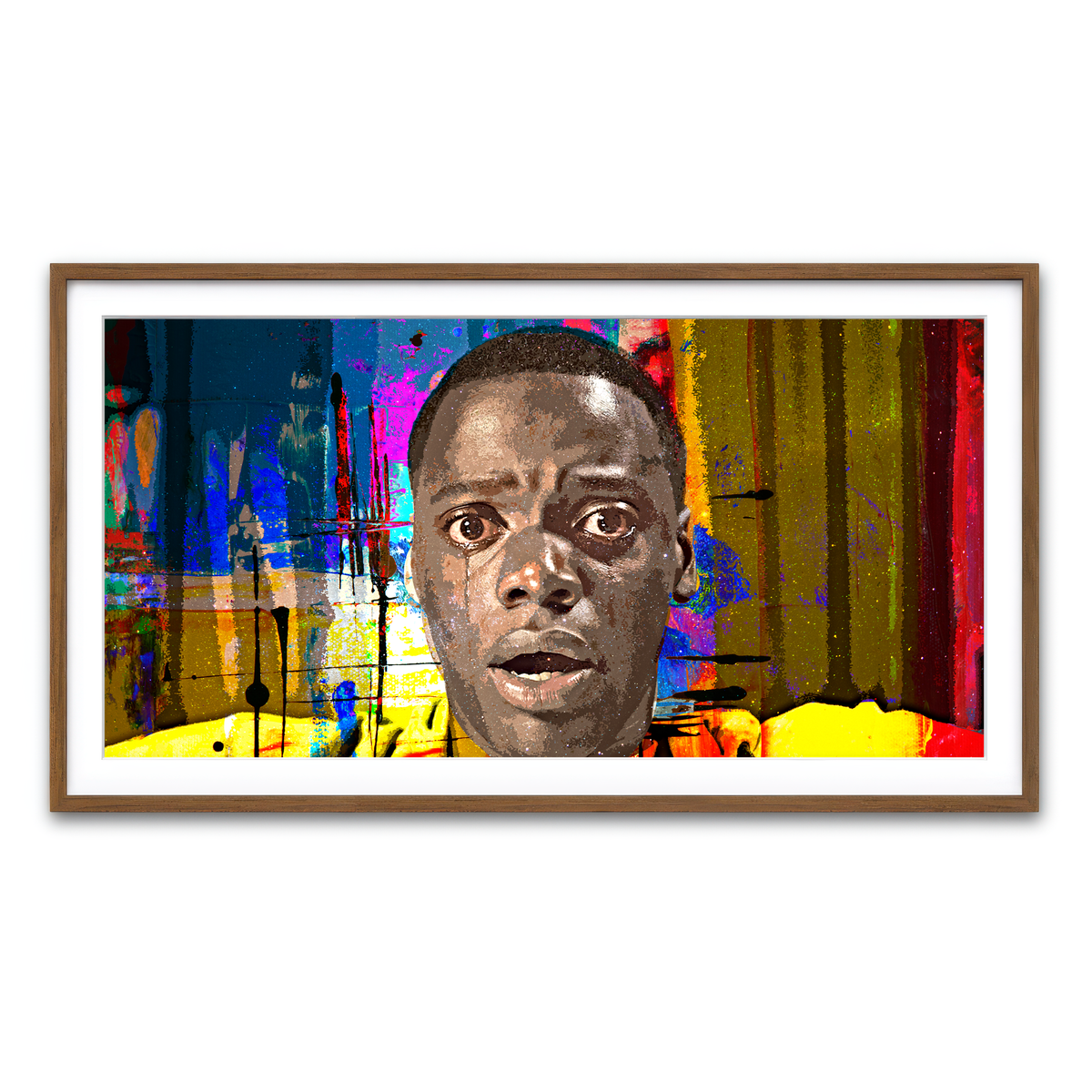 Framed Print 2x1 Walnut