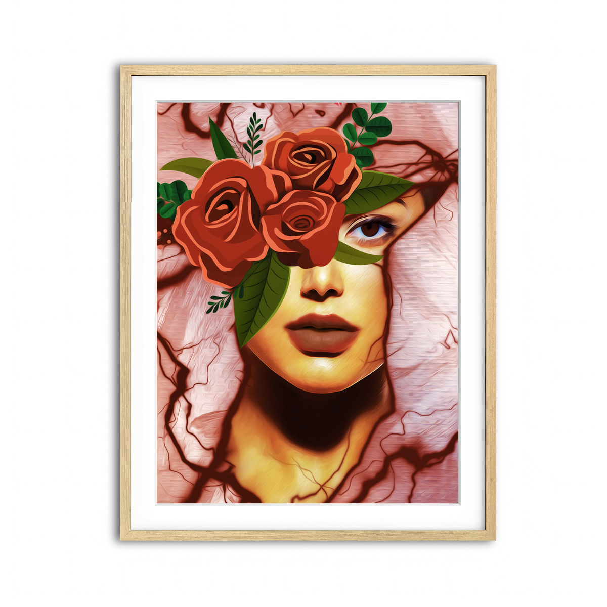 Framed Print 3x4 Natural