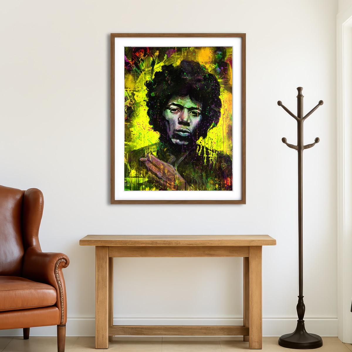 AUTO-MOCKUP ROOM | Abstract Hendrix Wall Art
