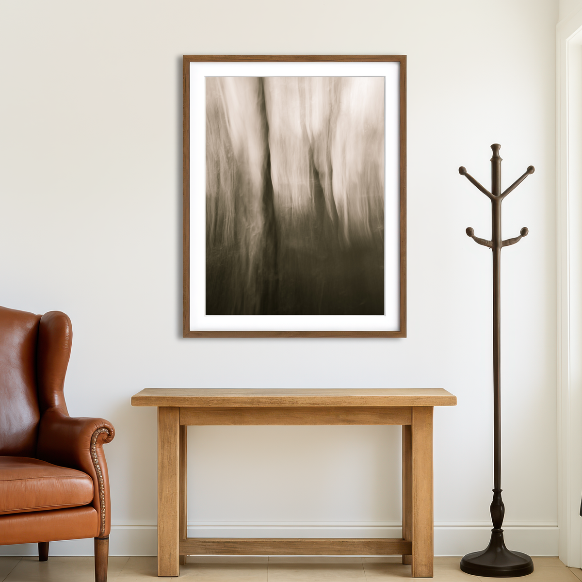 AUTO-MOCKUP ROOM | Abstract Heath Wall Art
