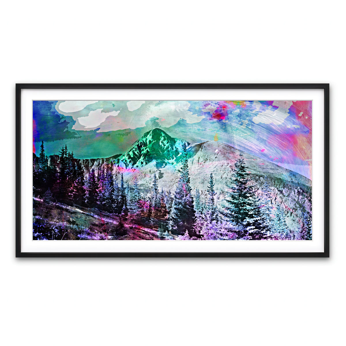Framed Print 2x1 Black