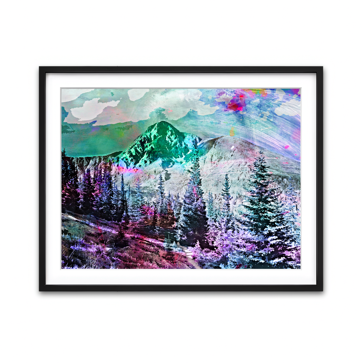 Framed Print 4x3 Black