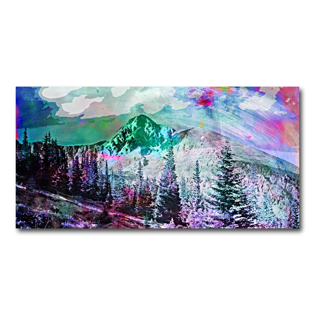 AUTO-MOCKUP WHITE | Abstract Holy Cross | 1 Piece | Gallery Wrap Canvas | group=2x1