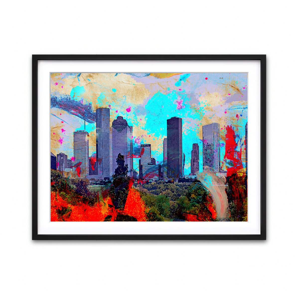 Framed Print 4x3 Black