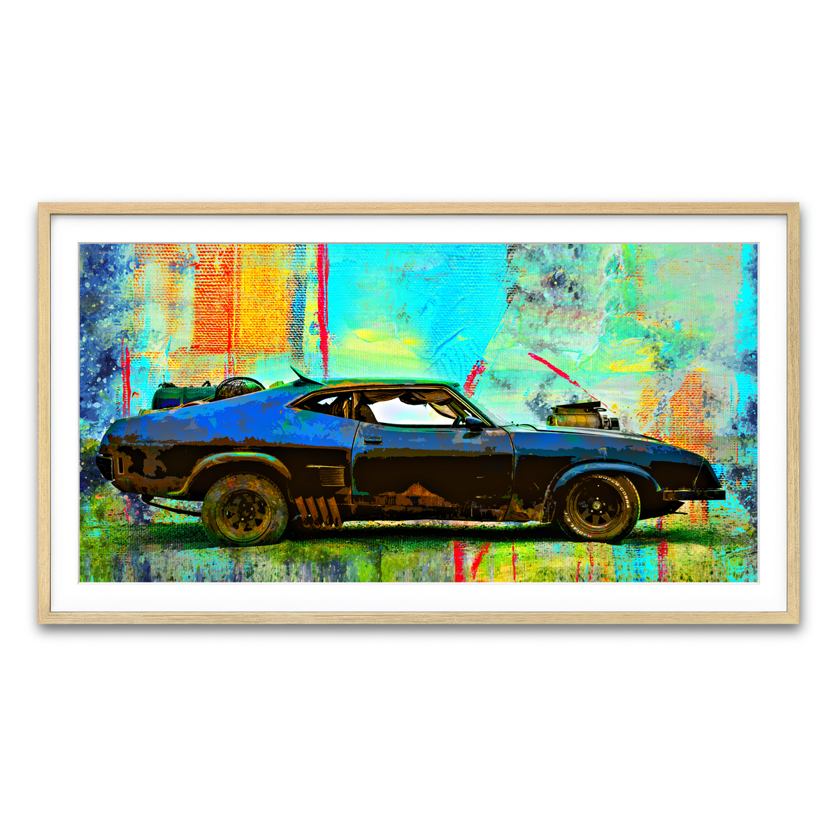 Framed Print 2x1 Natural