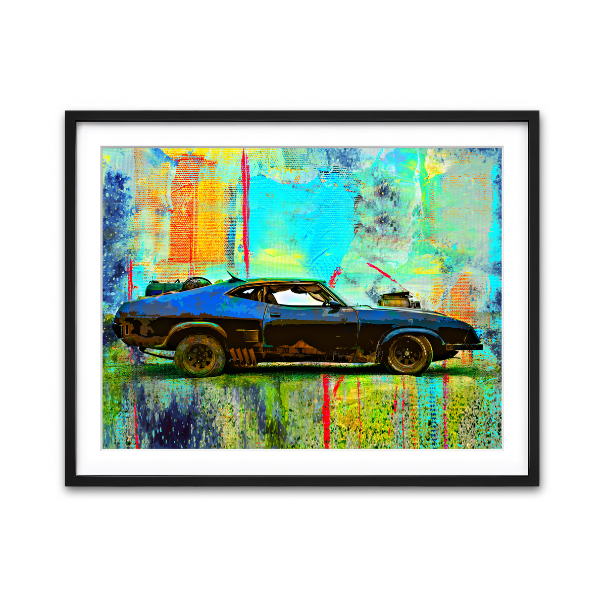 Framed Print 4x3 Black