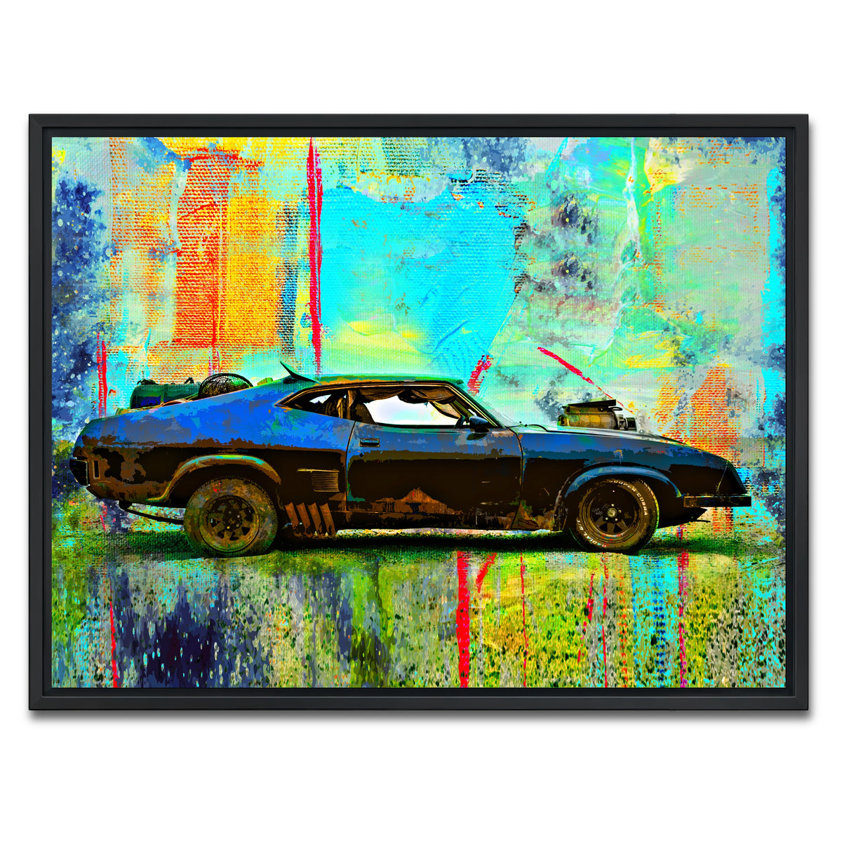AUTO-MOCKUP WHITE | Abstract Interceptor | 1 Piece | Black Framed Canvas | group=4x3