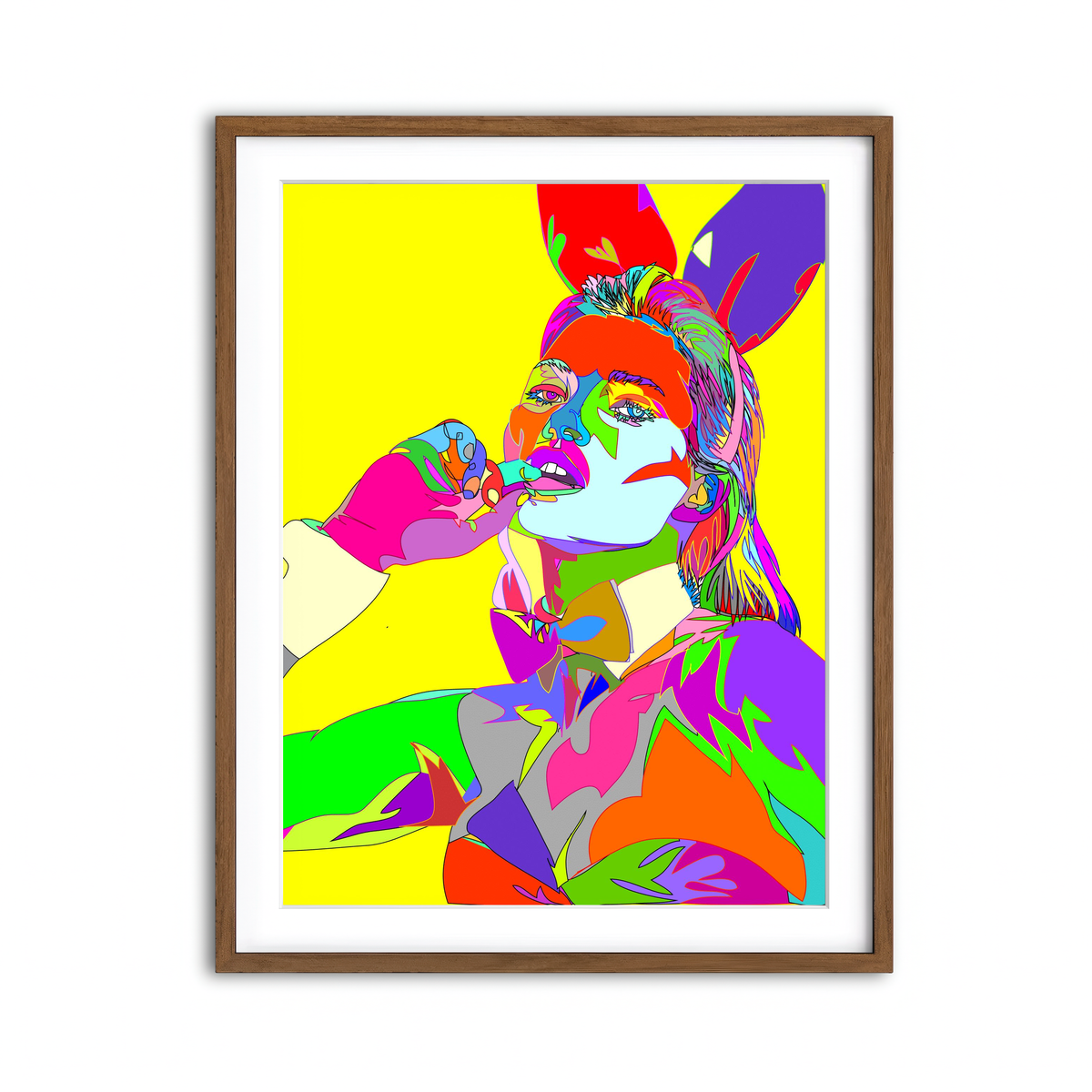 Framed Print 3x4 Walnut