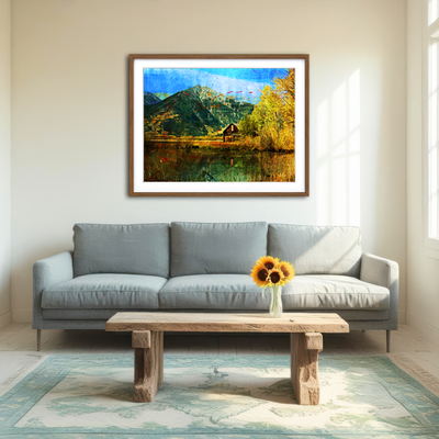 AUTO-MOCKUP ROOM | Abstract La Plata Wall Art