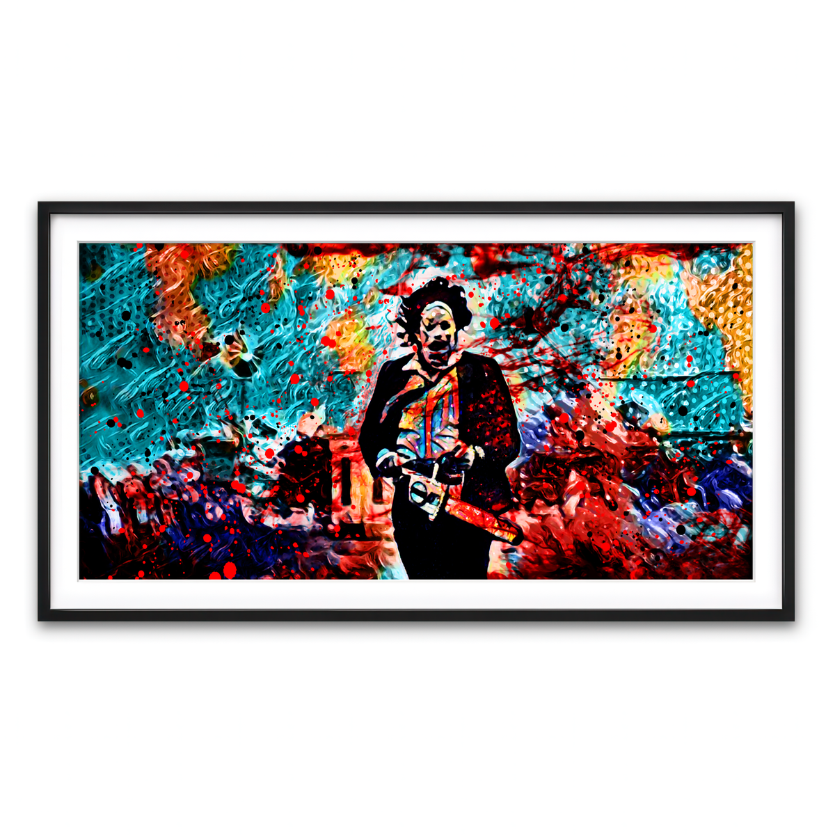 Framed Print 2x1 Black