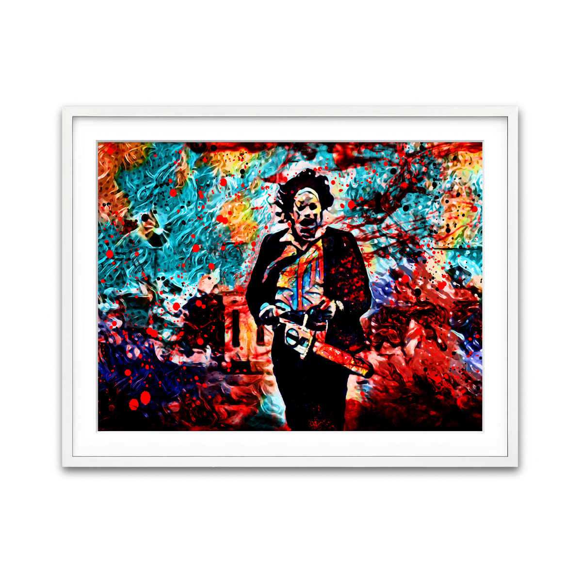 Framed Print 4x3 White