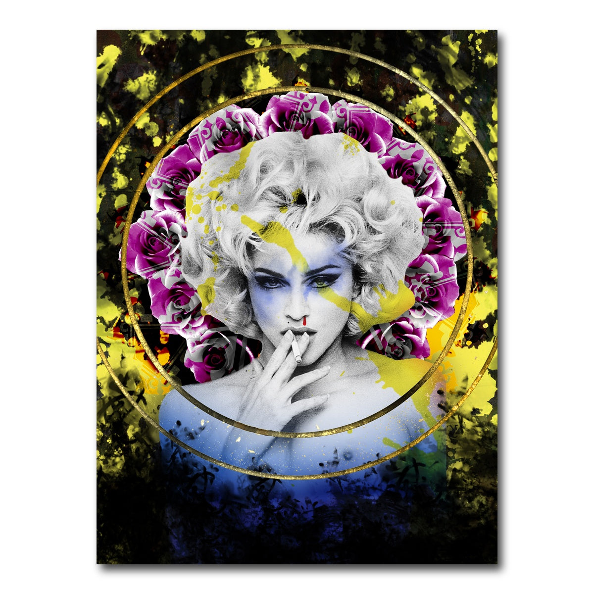 AUTO-MOCKUP WHITE | Abstract Madonna | 1 Piece | Gallery Wrap Canvas | group=3x4