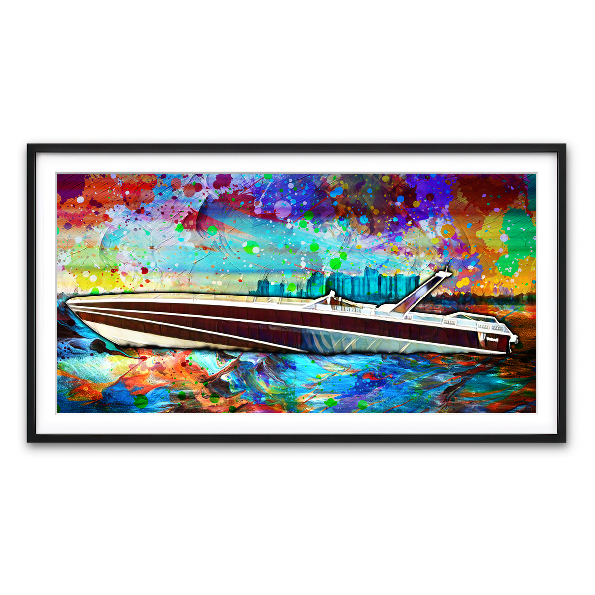 Framed Print 2x1 Black