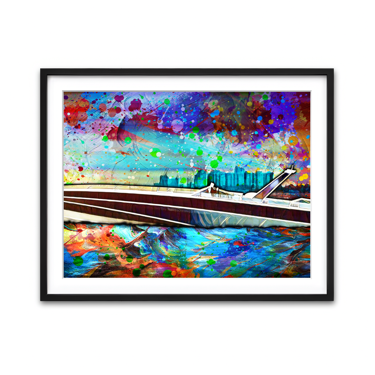 Framed Print 4x3 Black